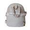 Custom Fashionable Promotional white Outdoor Leather Backpack Ladies Shoulder School Backpack Bag