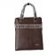 Premium Leather Men's Handbag Dark Leather Business Briefcase