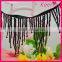 Fashion black wholesale tassel fringe for apparel WTP-1281