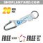 New promotional short keychain polyester lanyard