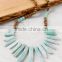 LUXE COLLECTION RAW STONE CHIP STATEMENT NECKLACE