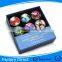 Round shape scystal 3d souvenir glass fridge magnet