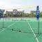 Home Using Portable Badminton Net and post