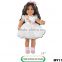 18 inch vinyl doll for girls 18 inch american girl doll baby dolls toys wholesale in white formal dress