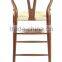 Hans Wegner Wooden Arm Y Barstool/ Wishbone chair(CH-512R)