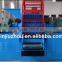 Waste tire recycling plant for sale / used tire shredder machine / XK-560 two roller tyre crusher
