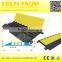 Load bearing 20ton 4-Channel Event Cable Protector Outdoor Rubber Road Ramp CCRP4US