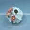 Chinese artficial flower with ceramic flower vase decoration