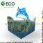 Paper material dump bin floor display for toilet articles, promotional display