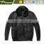 Genuine leather black air force American style ma-1 flight jacket