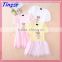 Fashion children summer new frock pretty printed princess tutu baby latest girl dress designs