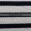 Custom Fabric Cotton Jersey Knit Black White Stripe Fabric Knit Fabric Cotton
