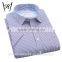 latest fashion design short sleeve check dress shirt for man