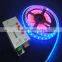 White PCB 5050 60 pixel waterproof IP67 addressable RGB WS2811 LED strip