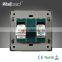 2015 China Hot Sale Wholesaler Wallpad Luxury Wall Light Switch Panel TEL+COM Socket
