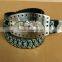 Rhinestone Leather Belt