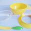 Kids sucker bowl, children and baby bowl with feeling temperature spoon, baby feeding bowl and spoon