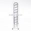 Chrome 10-Tier 50-Pair Stainless Steel Shoe Rack, Sturdy Rolling Steel Shoe Organizer with Non-Slip Bars