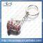 lovely souvenir custom soft enamel metal keyring charm