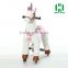 HI EN71 hot sale mechanical riding plush horse toy on wheels for kids