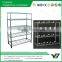 2015 hot sell NSF 100KGS heavy duty 4 tier home use black epoxy wine shelving (YB-WS021)