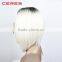 2016 new fashion heat resistant hair ombre lace front wig bob style