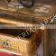 ANTIQUE RECYCLE WOOD TV CABINET WITH 4 DRAWERS,