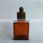 15ml square amber essential oil bottle with childproof cap                        
                                                                                Supplier's Choice