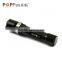 2015 Cheapest Police LED Flashlight CE/ROHS Black Aluminum Portable XPE R2 led rechagerable flashlight
