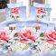 New design 3D Rose Luxury 4 pcs king bedding sets duvets cover bed linens home textiles