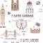 C10102 colock english british wallpaper