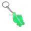 custom design silicone rubber key chain and gift items