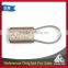 Quality supplier lock metal cable zamac car keyring