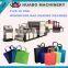 2016 New design Hot SellingThree Side Seal Bag Making Machine With Handle Sealing Attached / Non Woven Box Bag Making Machine