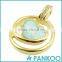 2016 Factory Directly Heart on the Loop Opal Sterling Silver Necklace Pendant for Lady