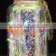 10'' Mercury Glass Jute Canister With 20 LED Battery Operated String Light
