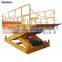 Heavy duty electric hydraulic scissor lift table for cargo
