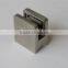 stainless steel railing square type 45*45mm glass clamp in balustrades and handrails