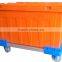 Stackable plastic moving boxes
