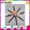8 Pack Fluorescent Multi Color Anti-wipe Pen with Reversible 6mm Tip for Glass, Window & LED Art Menu Writing Board