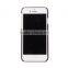 Wholesale price for iphone 7 carbon fiber texture super slim leather case back cover, new products