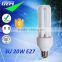 Trade Assurance Tri-color T4 6400K Daylight Energy Saving Lamp 3U 20W