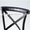 Wooden Rattan Cross Back Chair Modern Furniture X Back Chair