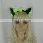 Party Green Spirit Cat Ear and Plush Tail Custom Animals Ear Tail a Two-piece