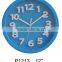 hot selling high quality 3D plastic wall clock