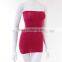 Taiwan Manufacturer Strapless Slinky Mini Dress