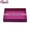 Keifai Customizable Portable Purple Plain PVC Custom Jewelry Box