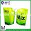 Plastic packaging bag liquid detergent bag with spout