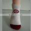 Haining GS custom half terry elastic culf dark red toe and heel cotton anti-slip men ankle trampoline grip socks