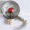Magnetic assistant electric contact pressure gauge
